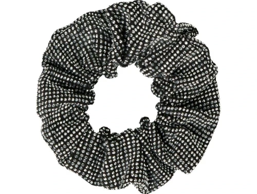 Name It sølv scrunchie hårelastik med glitter